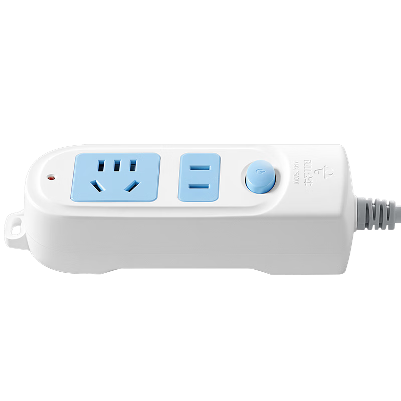 BULL Socket/power Strip/outlet Strip/power Bar/extension Cord, 2 Outlets with Master Switch, Total Length 1.8 Meters, GN-612