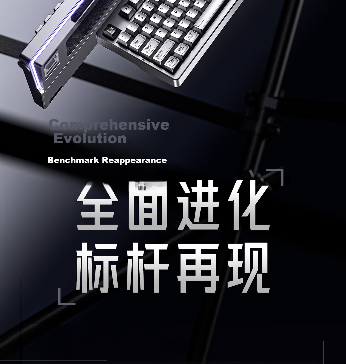 AULA Nova98 Gasket Structure Mechanical Keyboard Custom Dual 8K Tri-Mode Wireless Wired Bluetooth 99-Key Hot-Swappable Gaming Office Moon Rock Gray 4