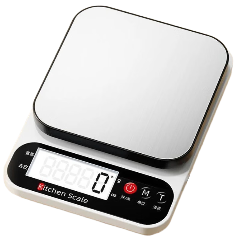 Royalstar Electronic Kitchen Scale Small Household Baking Gram Scale High Precision Stainless Steel Food Scale Accurate Rechargeable Model