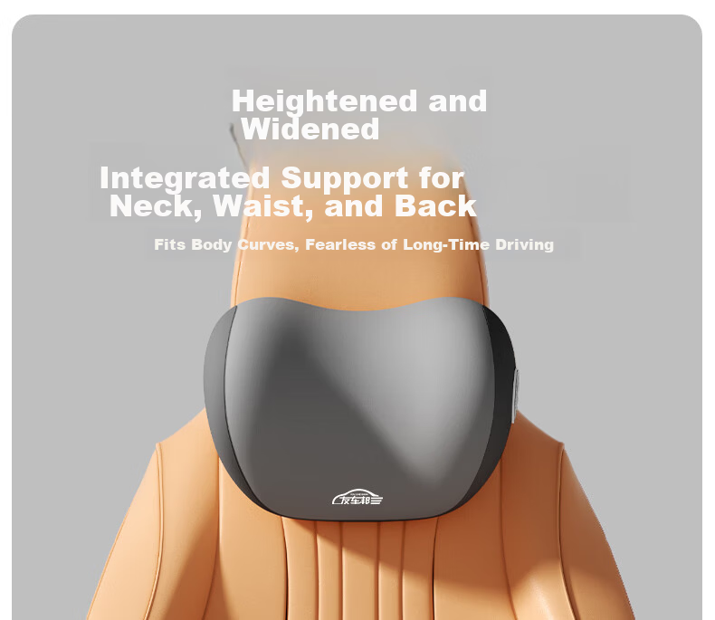 YOU CHE BANG Car Headrest and Lumbar Support Set Driving Waist Cushion Lumbar Support Neck Pillow Seat Backrest Cushion for Driver 16