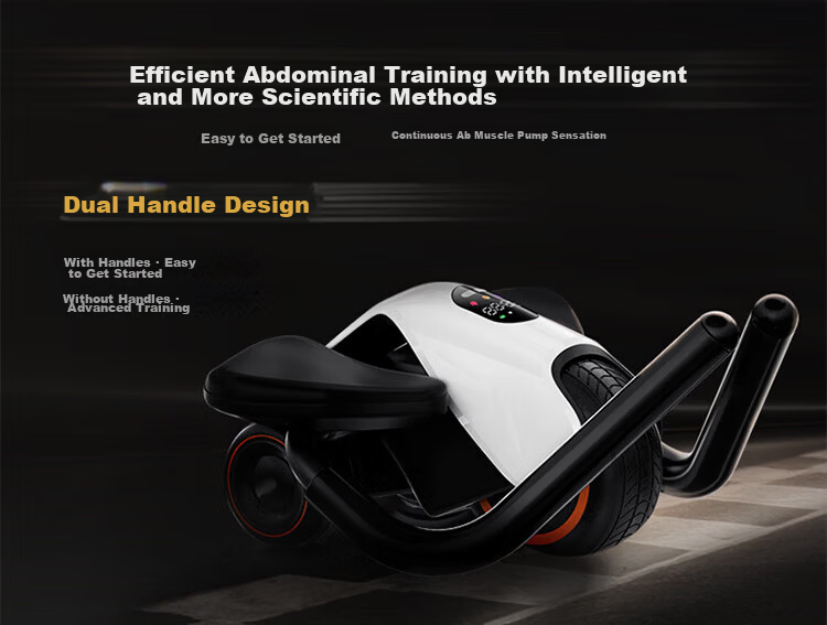Philips Ab Wheel Automatic Rebound Elbow Support Four-Wheel 2026 New Professional Abdominal Roller Fitness Equipment 4