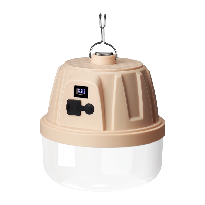 MAX LOAD Rechargeable Outdoor Super Bright LED Tent Hanging Light Night Market Camping Household Bulb Lamp