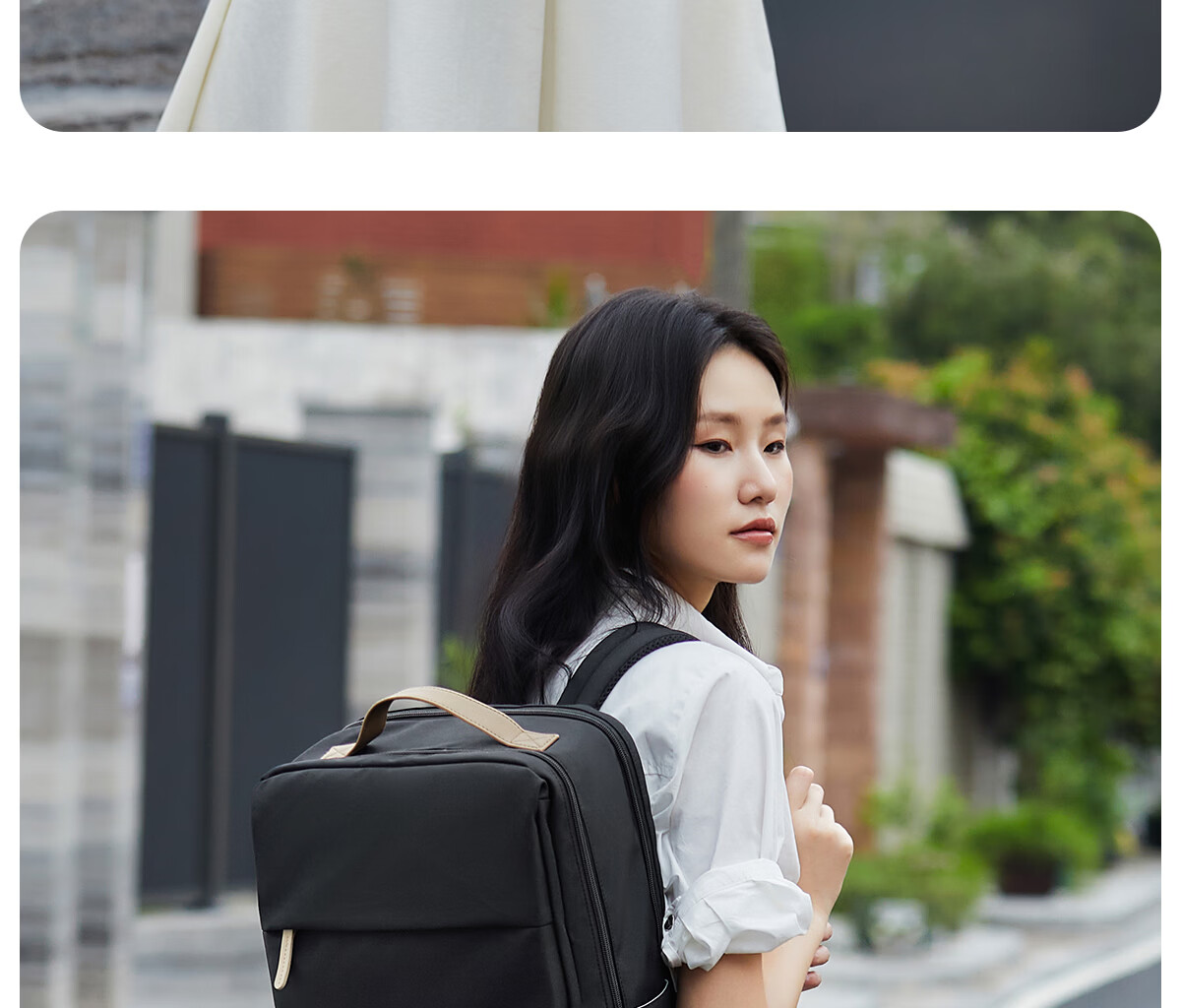JINSHIWQ Laptop Backpack Women High-End Airbag Shockproof Notebook Bag Business Commuter Large Capacity Computer School Bag 37