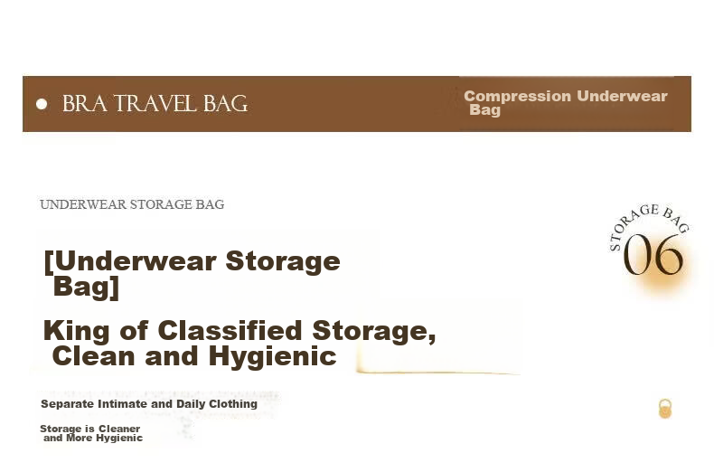 Baicaoyuan Travel Storage Bags L Size 2-Pack Luggage Organizer Underwear Clothes Packing Bags for Travel Business Trips 11