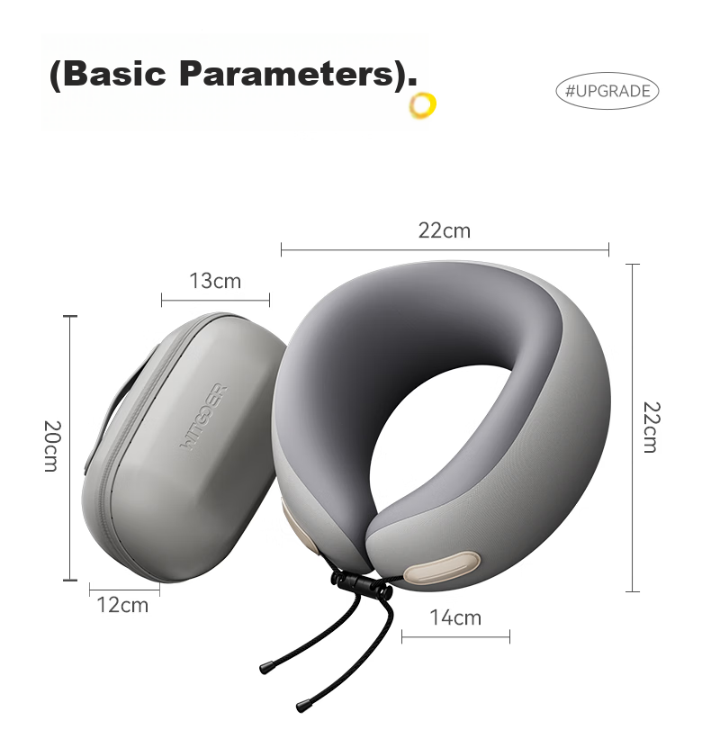 Zhiguozhe U-Shaped Neck Pillow Travel Portable Foldable U-Shape Neck Support Pillow for Airplane High-Speed Train Nap Essential 27