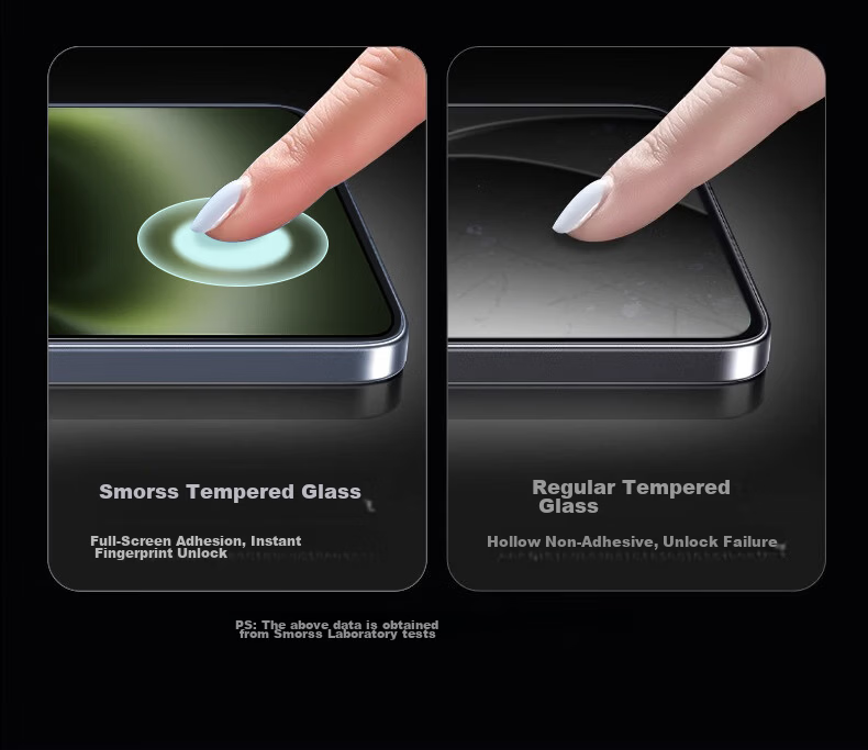 Smorss [2-Pack Instant Adhesive] Tempered Glass Screen Protector for vivo X300 Ultra - High-Definition Full-Screen, No Black Edges, Drop-Resistant, Anti-Fingerprint Protective Film - Instant Adhesive  6