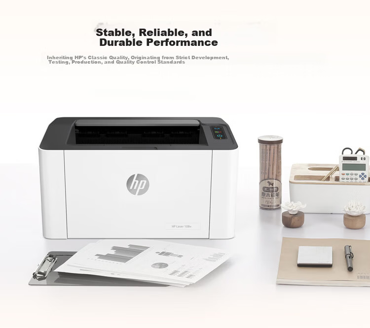 HP 108w Wireless Laser Printer Compact Home Student Higher Configuration (Sharp Series) 4