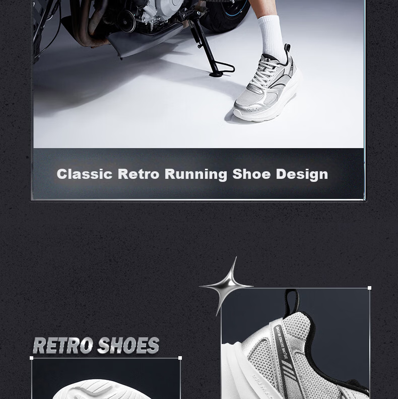 361° Xingyue 1.5 Men's Sports Shoes Summer Breathable Lightweight Shock Absorption Running Shoes Wide Fit Commuter Shoes 672632225-1 4