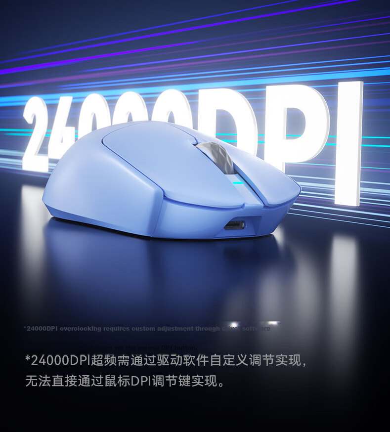 EDIFIER HECATE G2M PRO Wireless Wired Bluetooth Tri-Mode Gaming Office Mouse Dual Micro Switch Low Latency Lightweight Long Battery Life Blue 19
