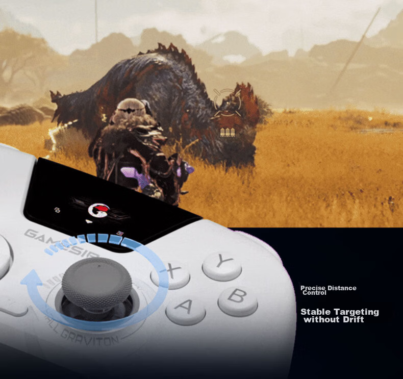 Genshin Little Chicken Stargazer Smart Control Color Screen Adjustable Wireless Game Controller with Motion Sensor【Free Charging Dock with Review】for Mobile NS Android Steam Apple PC Computer Switch 2 11