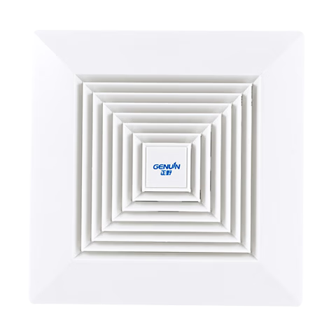 GENUIN Ceiling Duct Exhaust Fan 12 Inch BPT15-23C-1 Powerful Low Noise Ceiling Mounted High Airflow Ventilation Fan