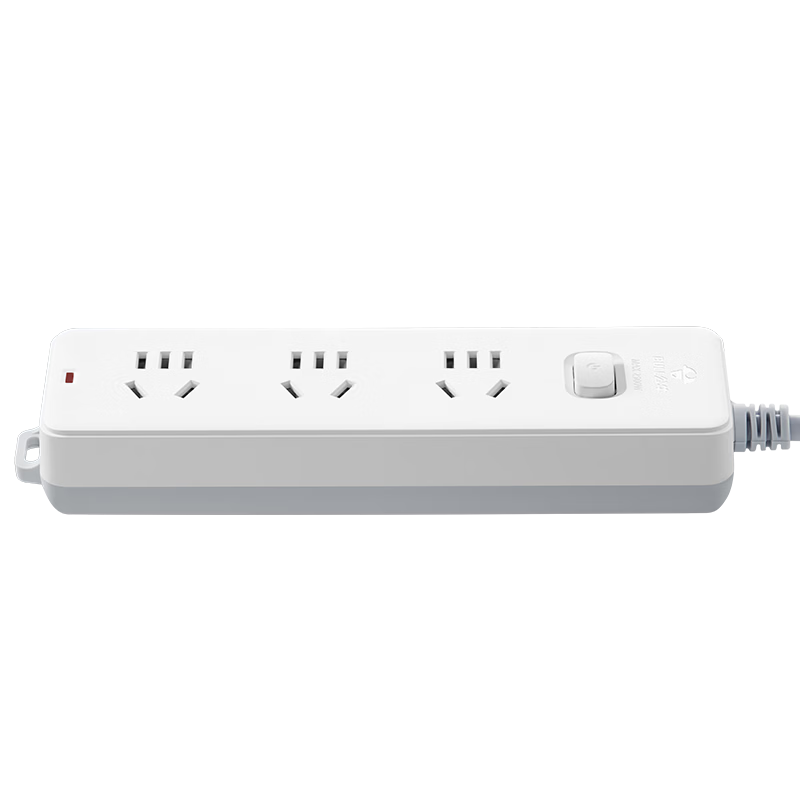 BULL Power Strip/Extension Cord/Power Bar/Power Strip/Power Board/Extension Board GN-212, 3 Outlets with Master Switch, Total Length 5 Meters