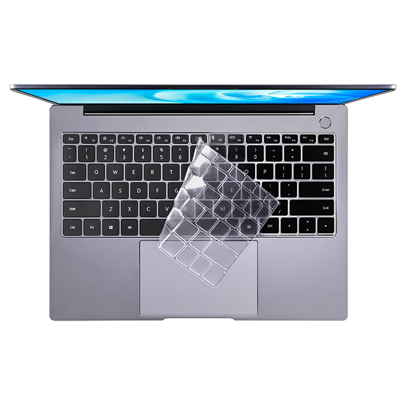 Jichuan Huawei MateBook 14 Keyboard Cover, for 2021/2020 Laptop Models, Keyboard Protective Film, 14-Inch TPU Ultra-Thin Transparent Invisible Dustproof Film, Waterproof Cover