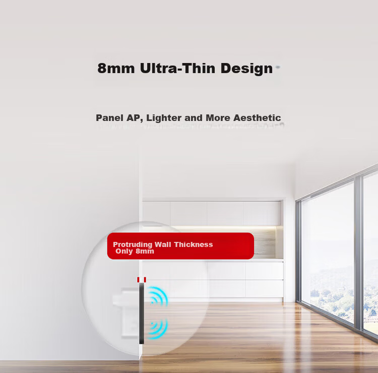 Huawei Kunling WiFi6 Wireless AP Panel AP162E Dual GE Ports 11ax Indoor 2+2 Gigabit Dual-Band 3000M 5G Elegant White 3