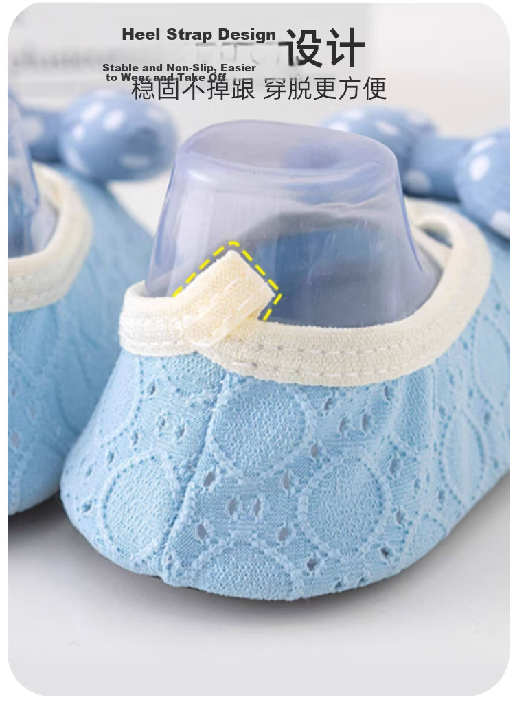 9i9 Baby Walking Shoes Summer Bowknot Girls Breathable Mesh Soft Sole Non-slip Floor Socks B70 Aqua Green Size 13 12