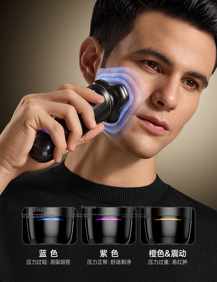Dreame [Flagship Best Seller] Electric Shaver for Men, Dense Beard, Sensitive Skin, Intelligent Speed Adjustment, Skin-Friendly Razor, Boyfriend Birthday Gift, Premium Gift Box S9 12