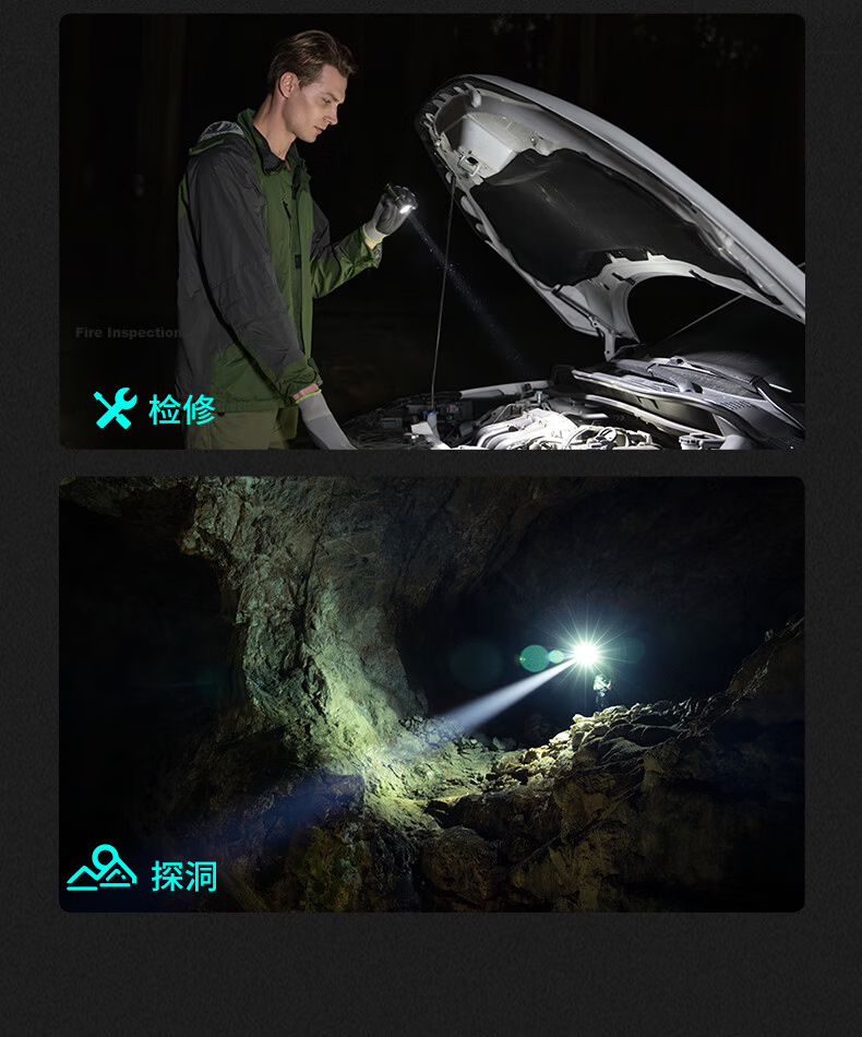 OLIGHT Warrior Turbo Flashlight High Brightness Long Battery Life Outdoor EDC Compact Portable Long-Range Torch 8