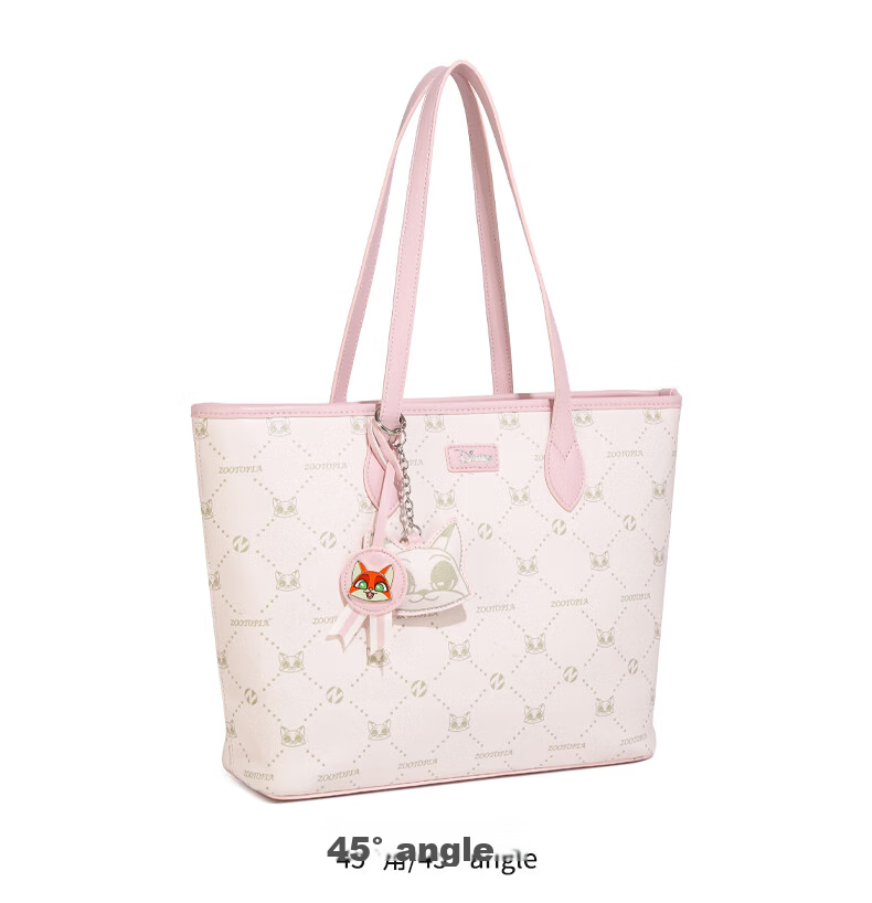 Disney Zootopia Collaboration Luxury Women's Shoulder Bag Large Capacity Tote Birthday Gift for Girls 12