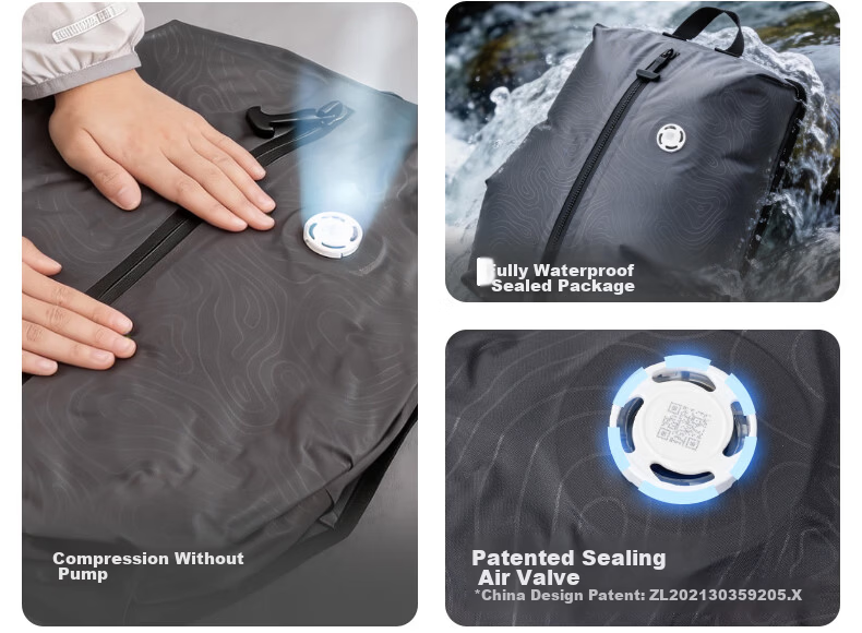 Taili Outdoor Vacuum Compression Unisex Backpack Luggage Waterproof Cut-Resistant Thickened Travel Business Multifunctional Bag 2