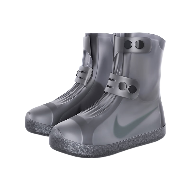 Beimei Waterproof Rain Boots, Anti-Slip And Wear-Resistant, for Adults And Men, Reusable, Mid to High Top, Silicone Thickened Water Shoes