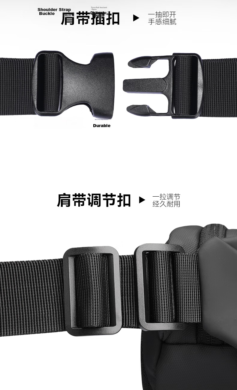 MARK RYDEN Men's Fashion Casual Crossbody Bag Magnetic Buckle Chest Bag Cycling Waist Bag Large Capacity Phone Bag MR512 10