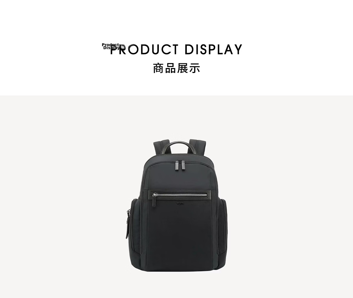 TUMI DFO Series Business Commuter Backpack Fashionable Modern Laptop Bag Black Large Capacity Lightweight Commuter Bag 3