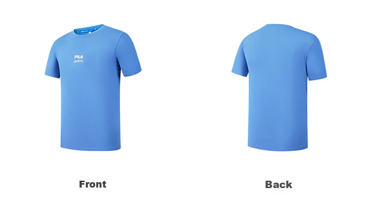 FILA Official Men's Knitted Short Sleeve Shirt 2026 Summer Fitness Sports Basic Moisture-Wicking Quick-Dry T-Shirt 61