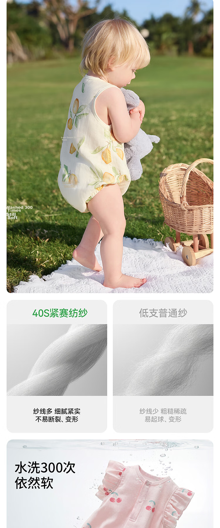 Betis Baby Bodysuit Summer Thin Bamboo Cotton Gauze Breathable Sleeveless Triangle Romper Pajamas Home Jumpsuit 6