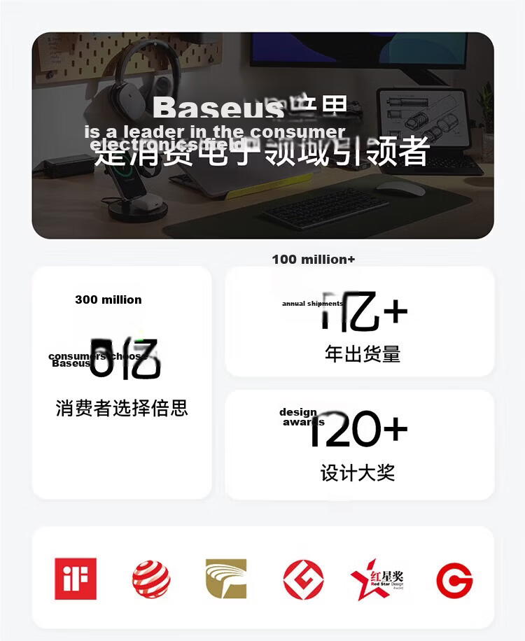 BASEUS 4-in-1 Cordless Handheld Vacuum Cleaner Powerful Suction Portable Multifunctional Car Vacuum 220V AT (Piece) 23