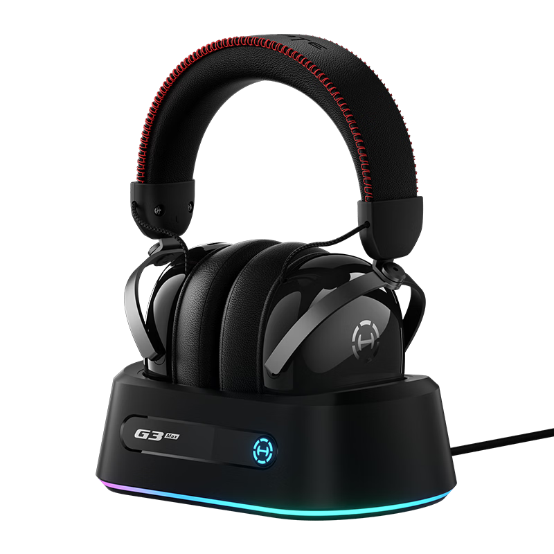 EDIFIER HECATE G3 MAX Base Edition 2.4G Wired Bluetooth Quad-Mode THX Spatial Audio Wireless Gaming Headset Delta FPS Chicken Dinner Black