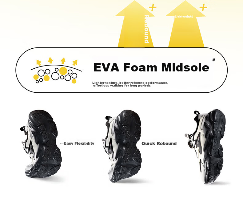 ERKE Kids Casual Shoes Boys and Girls Mesh Breathable Cushioning Running Shoes Microcrystal White/Moonstone Gray/Steel Gray Size 37 7