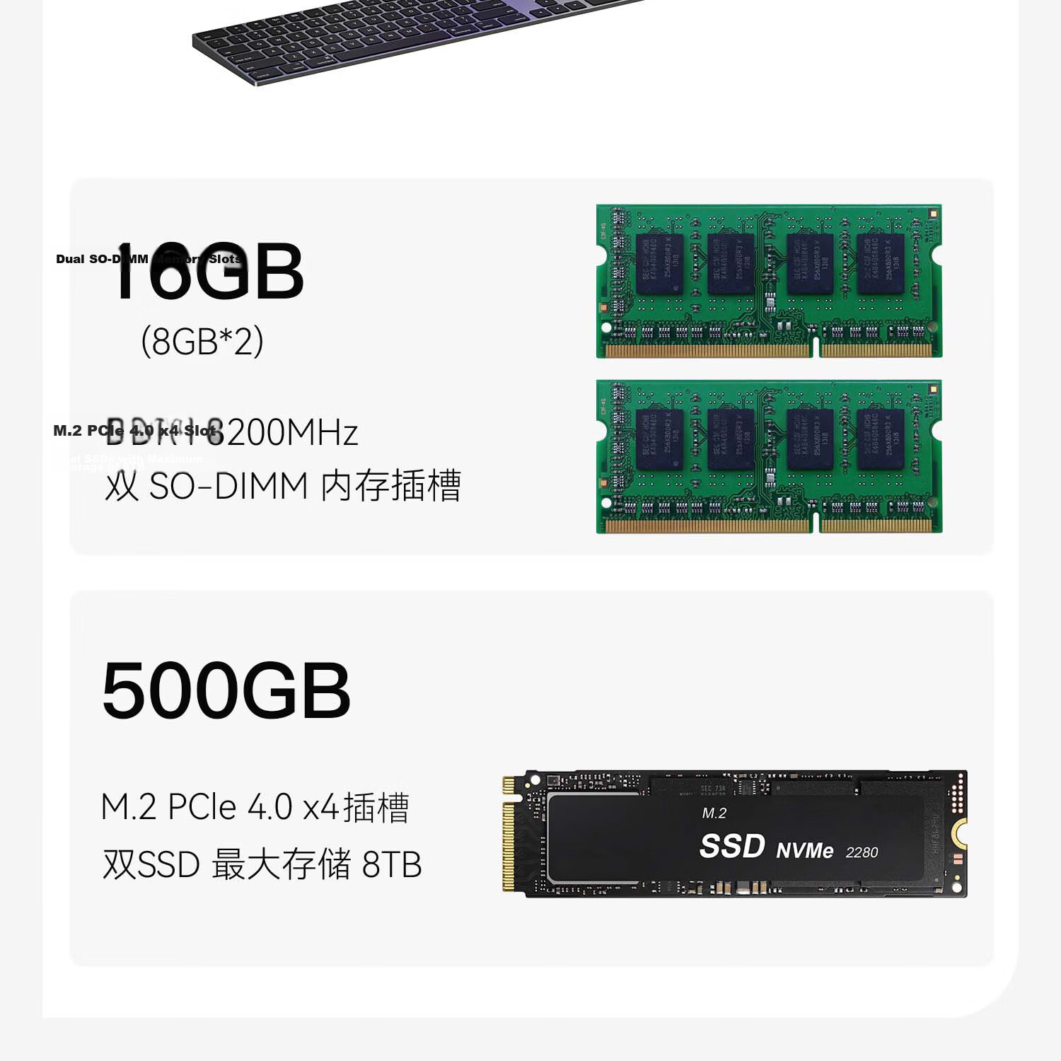Lingke EQi12 Mini PC Intel 12th Gen Core 1215U Business Office Multimedia Desktop Mini PC Openclaw 16GB RAM 500GB SSD 13