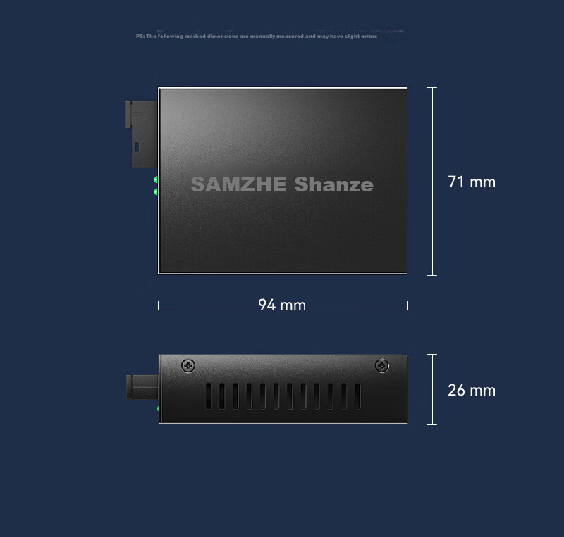 Sanze Professional Lightning Protection Pro Fiber Optic Transceiver Optical Converter Gigabit Single-mode Dual Fiber Fiber to Ethernet Monitoring SC Interface 20KM Pair SZ-GQ20SD 13