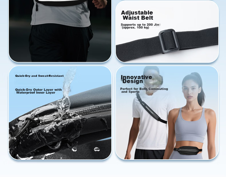 Under Armour Cycling Supply Waist Bag Crossbody Bag Sports Riding Phone Waist Pack Outdoor Travel Shoulder Chest Bag for Men and Women 4