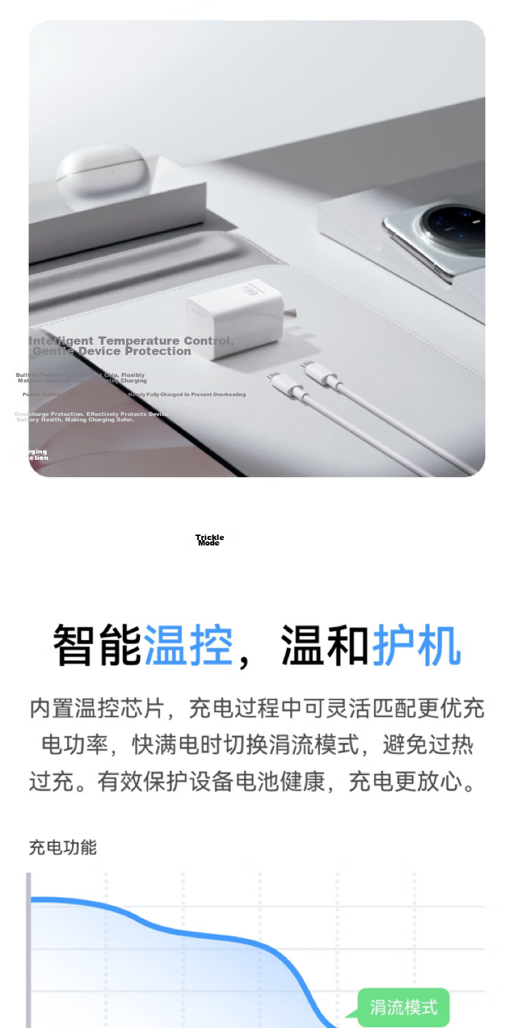 Huawei Original Rock Sugar All-in-One Charger (Max 66W) GaN Technology 3C Certified 66W Super Fast Charger Sakura Pink 3