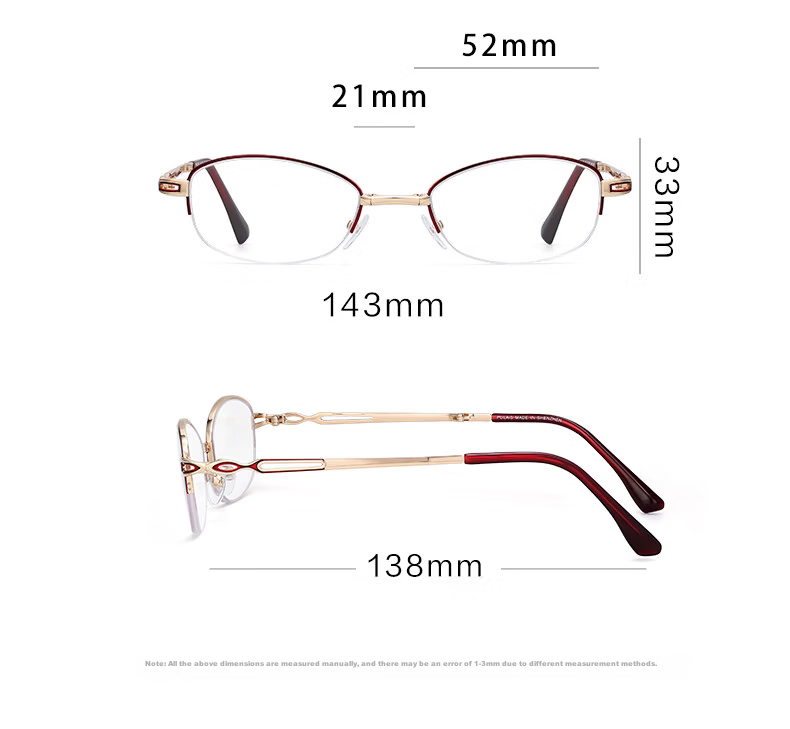 Pulais Women's Elegant Anti-Aging Blue Light Blocking Reading Glasses Japanese Imported High-Definition Comfortable Foldable Presbyopia Glasses Genuine 23