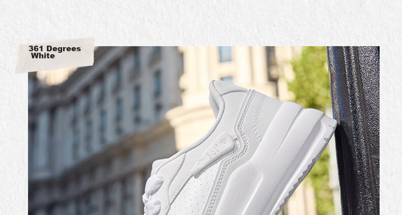 361° Yuhang Casual Men's Shoes Summer Breathable White Thick-Soled Versatile Sports Sneakers Board Shoes Men 672616620-1 29