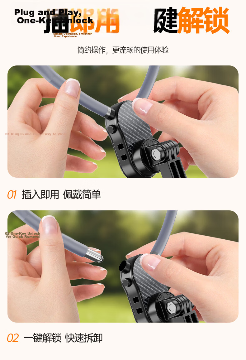 Kewo Neck Hanging Phone Holder Chest Mount First-Person View Shooting Device for TikTok Live Streaming Short Videos Vlog Outdoor Fishing Cycling Tool Compatible with Apple and Android 8