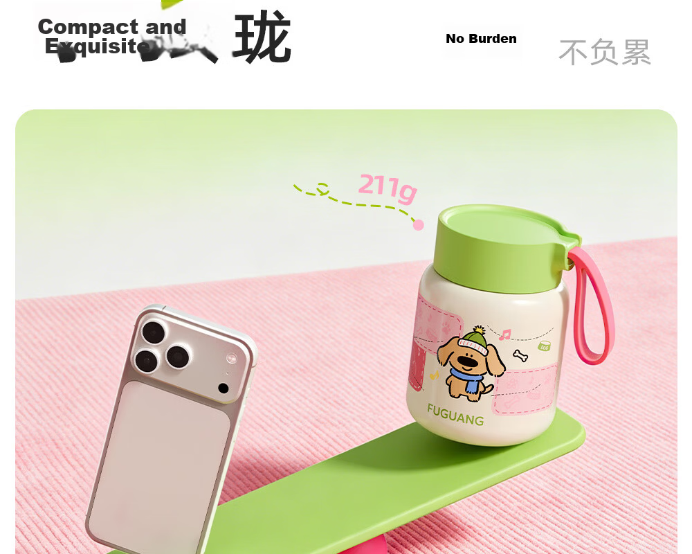 Fuguang Mini Pocket 316L Stainless Steel Insulated Water Bottle Small Thermos Cup for Women Students Children 9