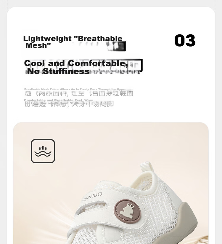 YEEHOO Kids Summer Breathable Mesh Toddler Girls Casual Shoes Soft Sole Non-Slip Stable Boys Sneakers with Mesh Holes 10