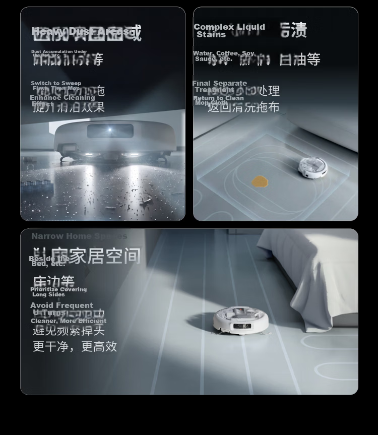 DJI ROMO 2 Series AI Sweeping and Mopping Robot ROMO A2 Ultra-Thin Water Supply and Drainage Version 9