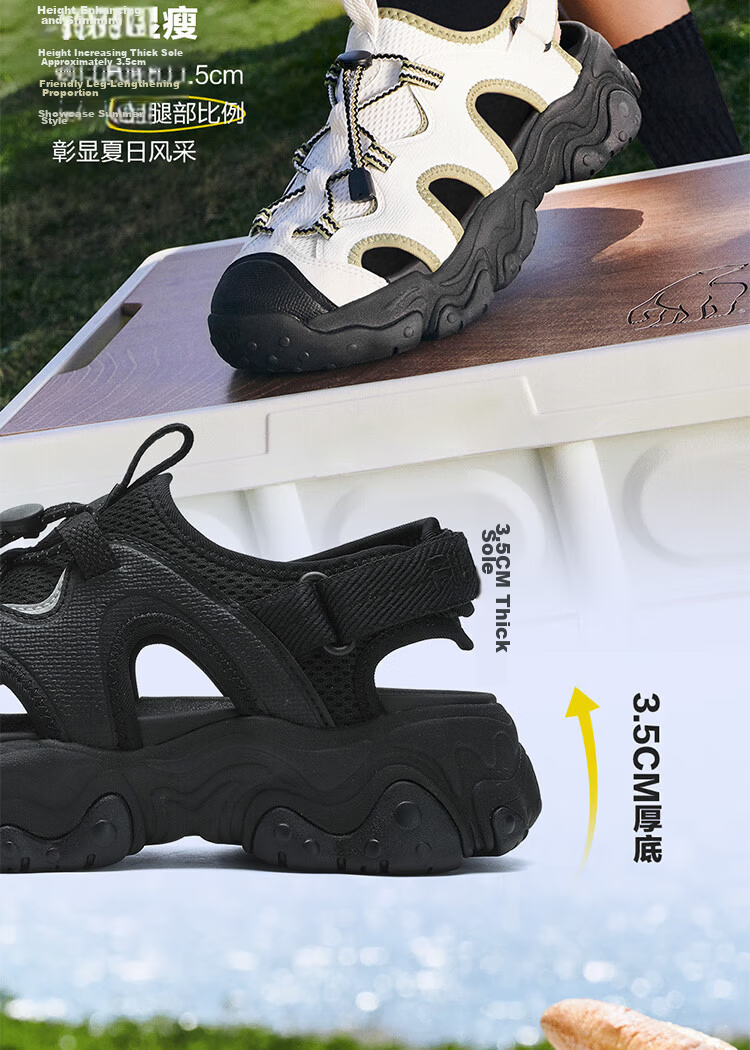 FILA Cat Paw 5 Women's Summer Casual Sandals Beach Mary Jane Shoes 5
