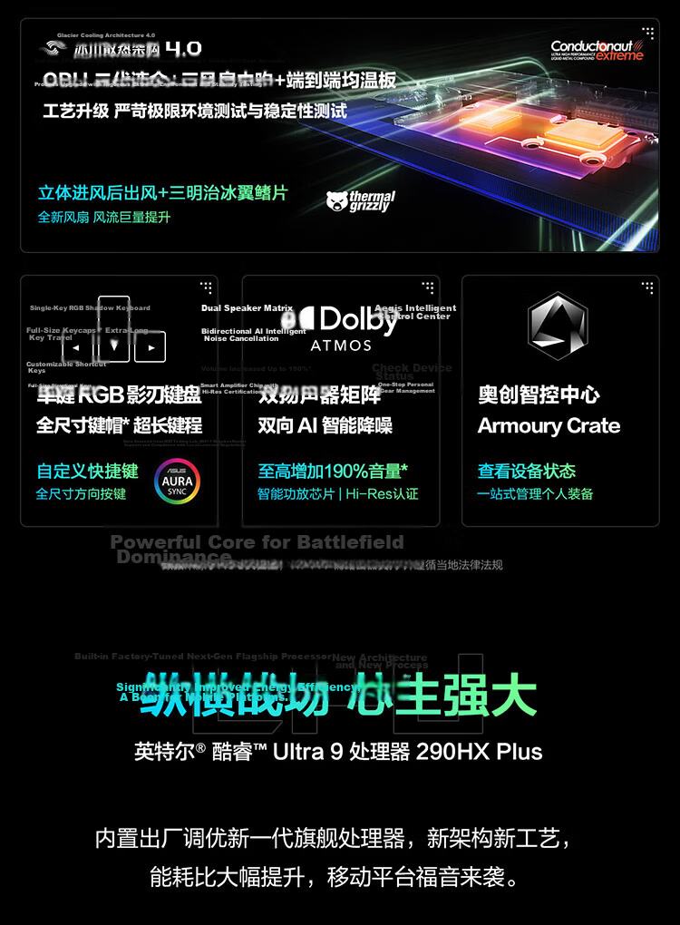 ROG Gunslinger 10 Plus 18-inch Gaming Laptop U9 290HX Plus 32GB 1TB RTX 5070Ti 2.5K Exclusive Mouse for Yihaodian 3