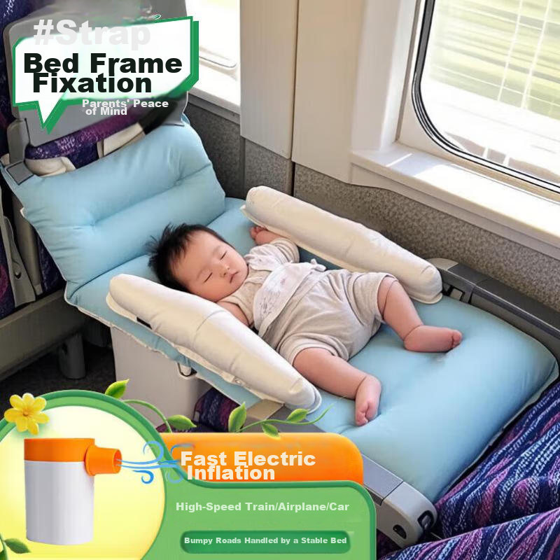 Jiaoyou High-Speed Rail Travel Inflatable Baby Toddler Car Air Mattress Rear Seat Airplane Sleeping Pad Long-Distance Travel Car Bed