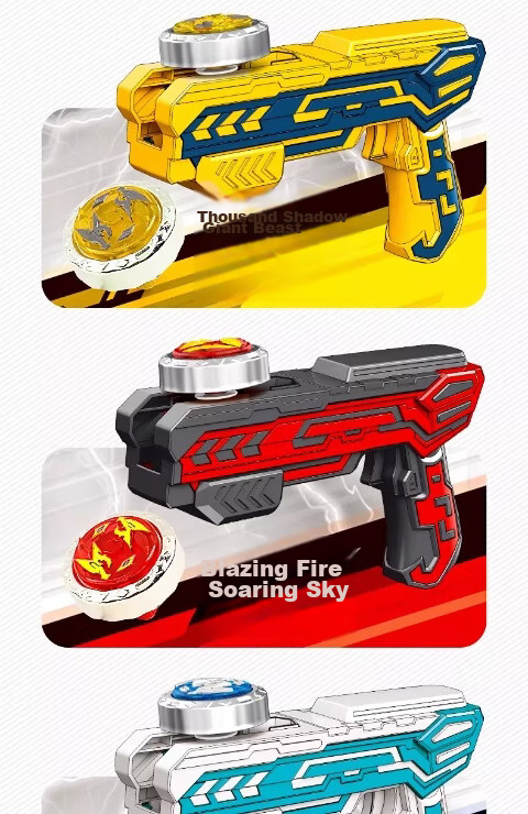 Lankup Gyroscope Toy Gun Launcher Dual Battle Board Game Children's Toy for Boys Ages 3-6 Birthday Gift 10