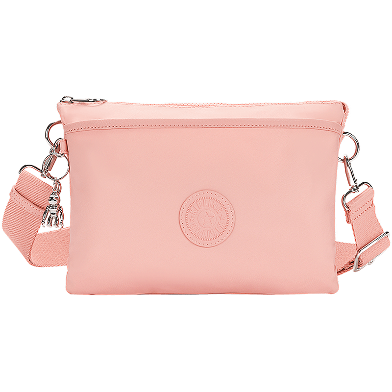 Kipling Fashion Shoulder Bag Multi-Compartment Large Capacity Crossbody Bag RIRI L Soft Pink Birthday Gift