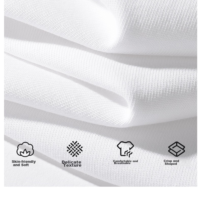 MINISO Men's Vest Summer Cotton Sleeveless T-Shirt Plus Size Loose Fit Round Neck Tank Top White M 9