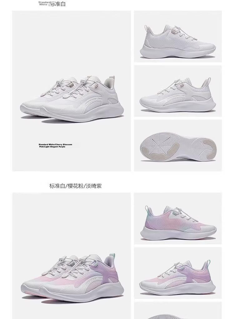 LI-NING Kids Casual Running Shoes Lingyue Boys Summer Breathable Running Shoes Shock Absorption Rebound Soft Lightweight Sports Shoes 10