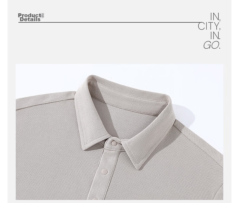Baleno Small Whale Men's Summer Cotton Pique Breathable Loose Fit Skin-Friendly Casual Polo Shirt Short Sleeve Top 11