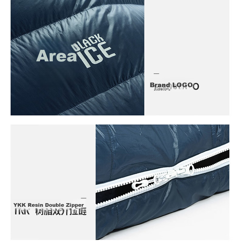 BLACKICE G Series Mummy Goose Down Sleeping Bag Camping Warm Adult Sleeping Bag G700 (New Standard) Red/M 15
